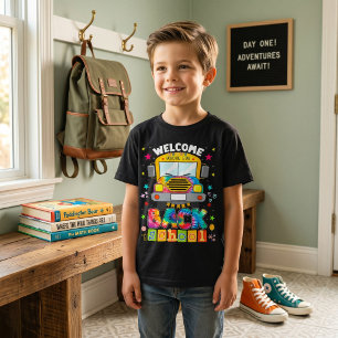 Camiseta Bienvenido De Vuelta Al Autobús Escolar Funny Outn