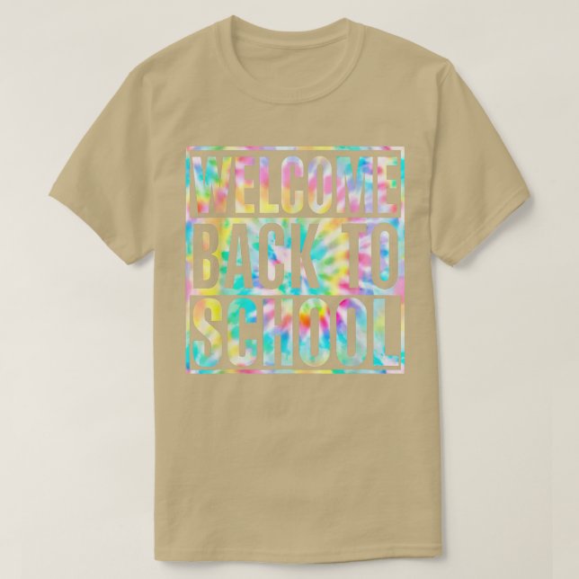 Camiseta Bienvenido De Vuelta Al Boletín Escolar Conozca Al (Diseño del anverso)