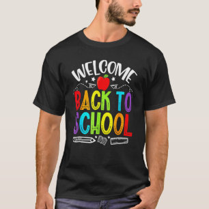 Camiseta Bienvenido De Vuelta Al Boletín Escolar Conozca Al