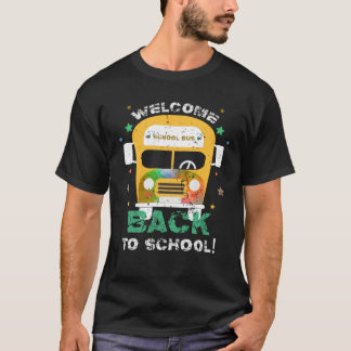 Camiseta Bienvenido De Vuelta Al Conductor De Autobús Escol