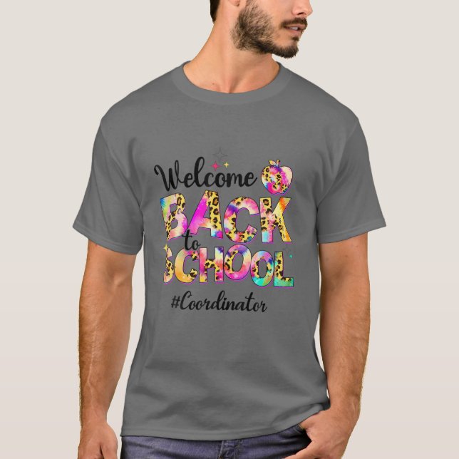 Camiseta Bienvenido De Vuelta Al Coordinador De La Escuela, (Anverso)