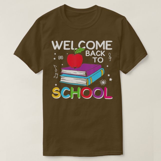 Camiseta Bienvenido de vuelta al primer día de clases de pr (Diseño del anverso)