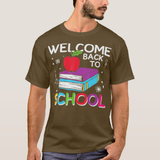 Camiseta Bienvenido de vuelta al primer día de clases de pr