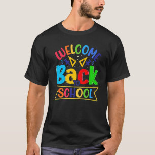 Camiseta Bienvenido De Vuelta Al Profesor De La Escuela O A