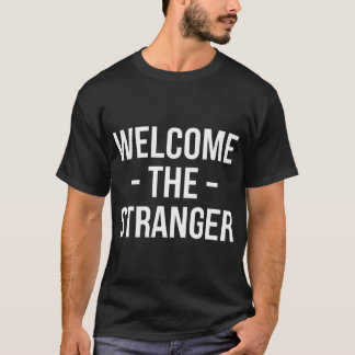 Camiseta Bienvenido El Extraño Divertido Jesús Dios Cristia