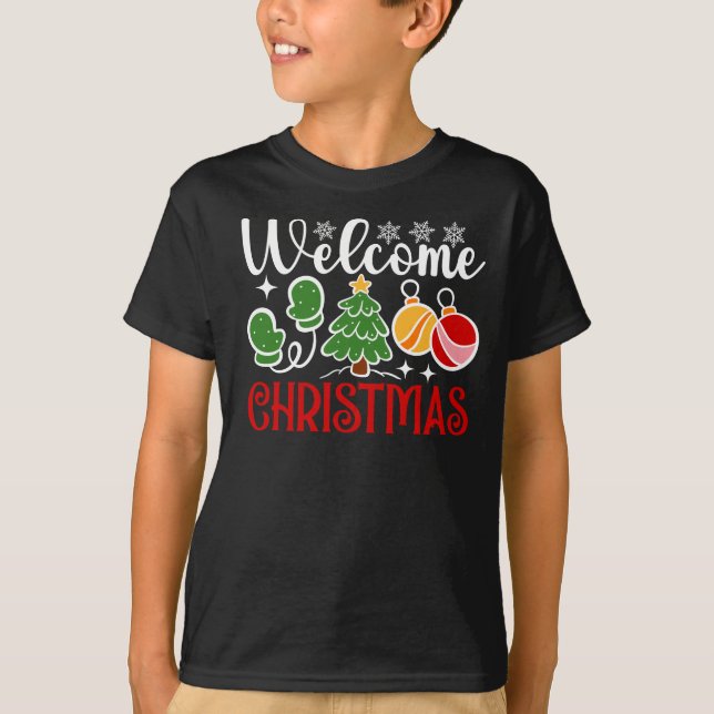Camiseta Bienvenido Navidad (Anverso)