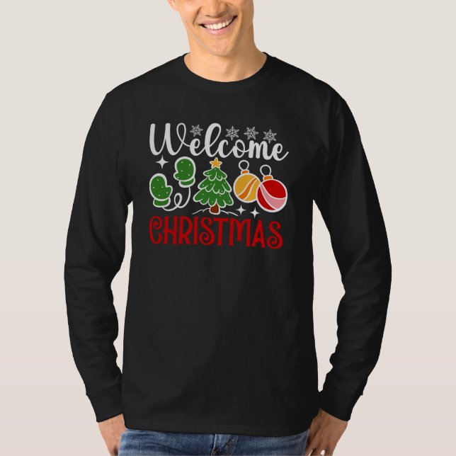 Camiseta Bienvenido Navidad (Anverso)