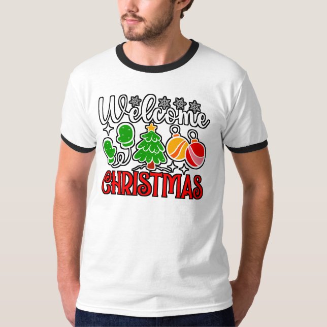Camiseta Bienvenido Navidad (Anverso)