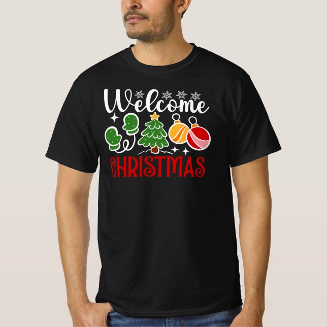 Camiseta Bienvenido Navidad (Anverso)