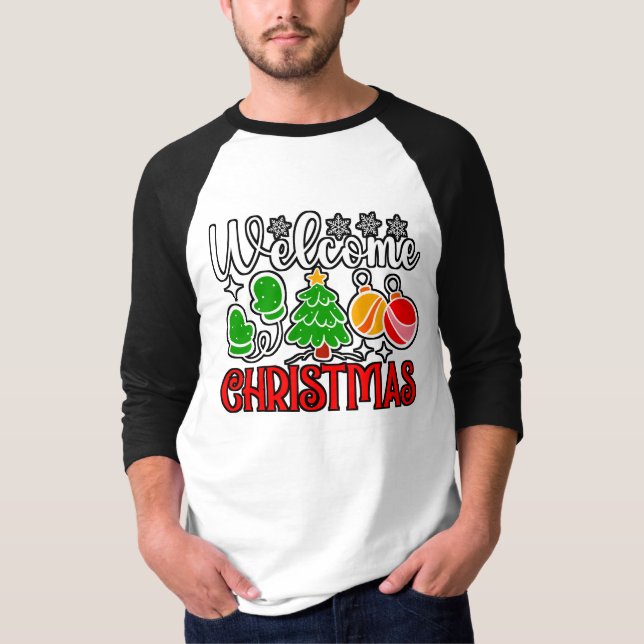 Camiseta Bienvenido Navidad-23758  (Anverso)