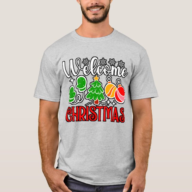 Camiseta Bienvenido Navidad-23758  (Anverso)