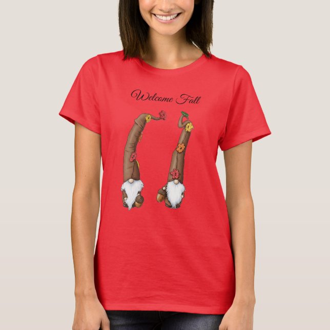 Camiseta Bienvenido Otoño  (Anverso)
