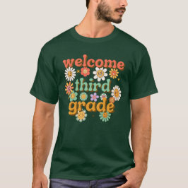 CAMISETA BIENVENIDO TERCER GRADO DE VUELTA A LA ESCUELA PR