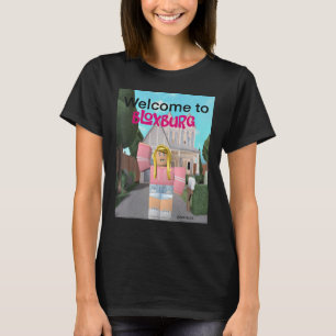 Camiseta Bienvenidos a bloxburg chica 1