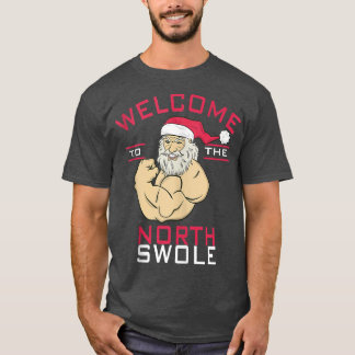 Camiseta Bienvenidos A Bodyb, Navidad De Santa Claus, En La