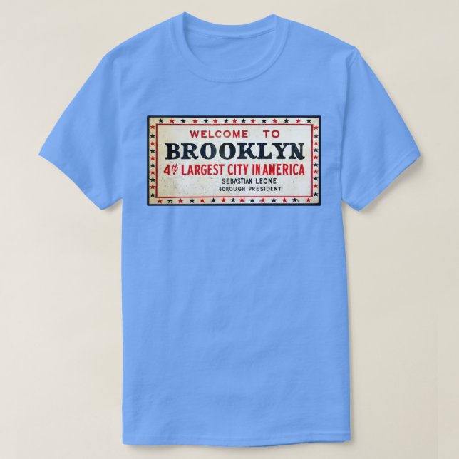Camiseta Bienvenidos A Brooklyn (Diseño del anverso)