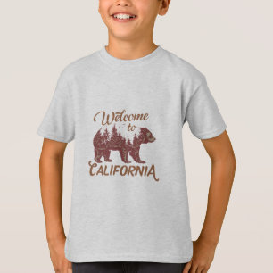 Camiseta Bienvenidos a California Bear