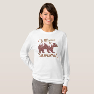Camiseta Bienvenidos a California Bear