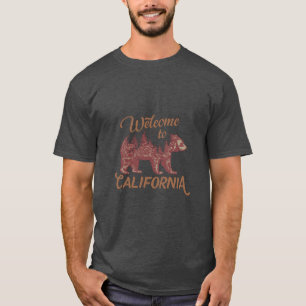 Camiseta Bienvenidos a California Bear