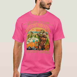 Camiseta Bienvenidos A Camp Quitcherbitchin Funny Camping R