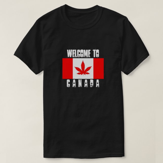 CAMISETA BIENVENIDOS A CANADÁ (Diseño del anverso)