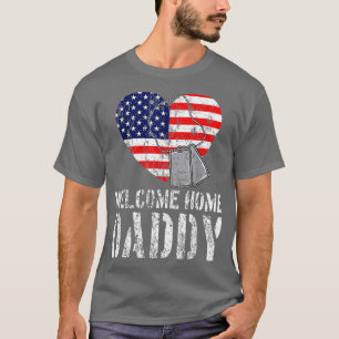 Camiseta Bienvenidos a Casa Papi Veterano Coincidencia Amer