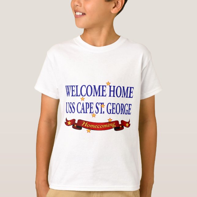 Camiseta Bienvenidos A Casa USS Cape St. George (Anverso)