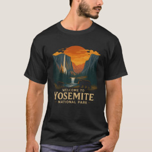 Camiseta Bienvenidos a Embroidery Yosemite National USA