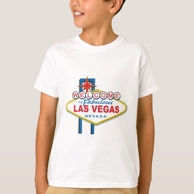 Camiseta Bienvenidos a Fabulous Las Vegas (Anverso)