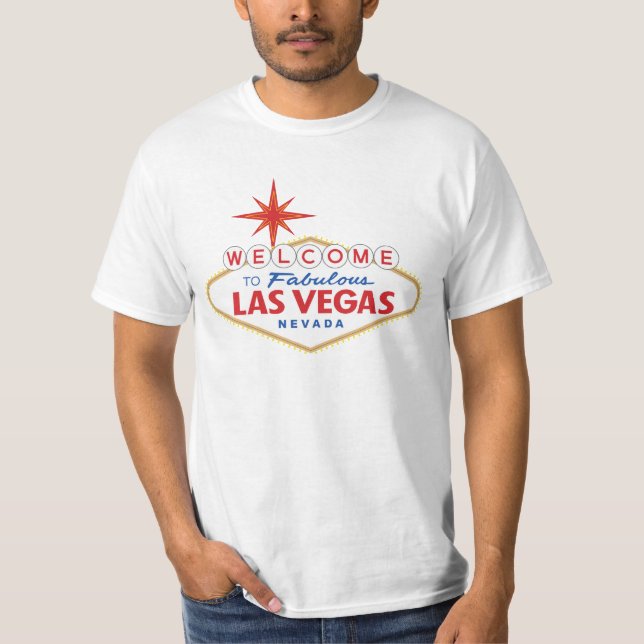 Camiseta Bienvenidos a Fabulous Las Vegas, Nevada (Anverso)