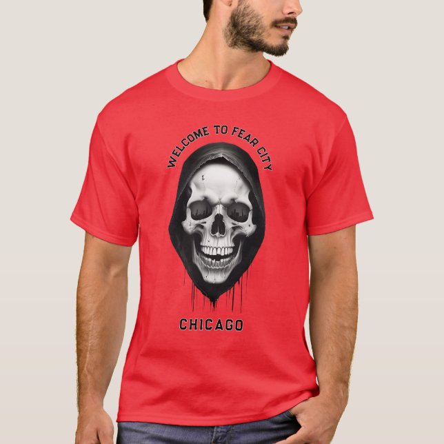 Camiseta Bienvenidos a Fear City Chicago (Anverso)
