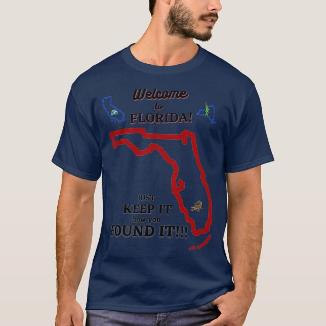 Camiseta Bienvenidos a Florida (Anverso)