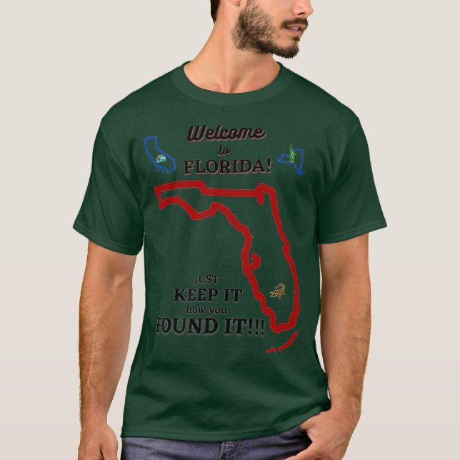 Camiseta Bienvenidos a Florida (Anverso)