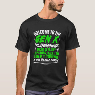 Camiseta Bienvenidos A Generación De Humor De Generación X 