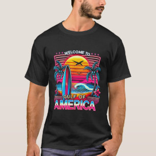 Camiseta Bienvenidos A Gulf Of Us America Vintage Beach Haw