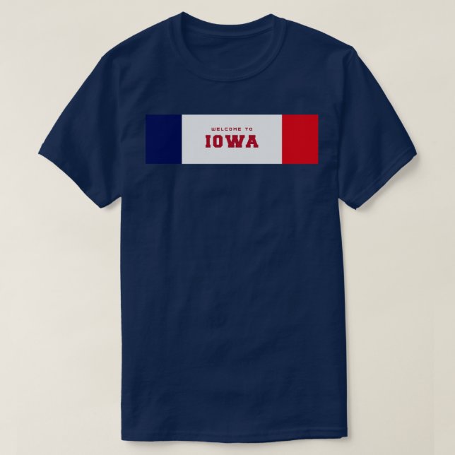 Camiseta Bienvenidos a Iowa TShirt (Diseño del anverso)
