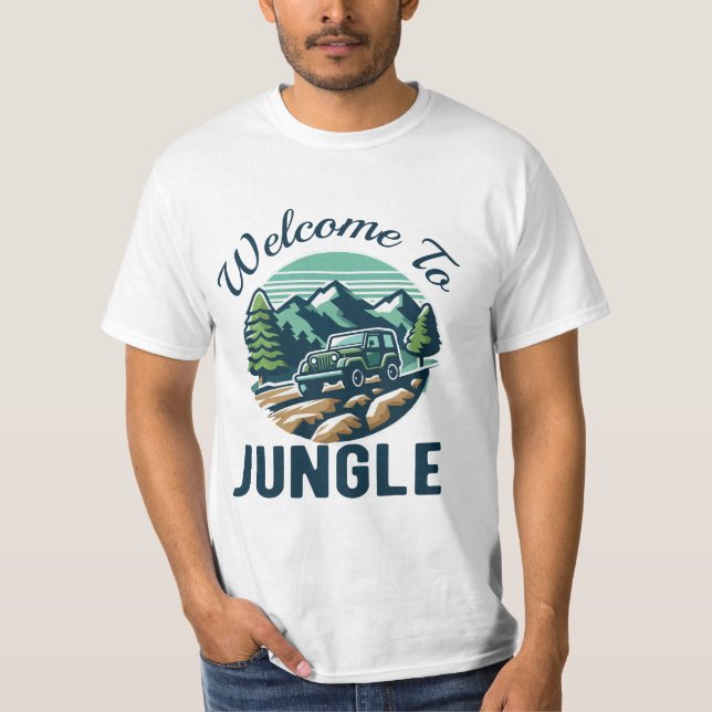 CAMISETA BIENVENIDOS A JUNGLE (Anverso)