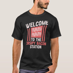 Camiseta Bienvenidos A La Barbacoa De Cerdo De La Estación