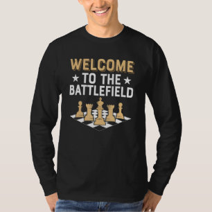 Camiseta Bienvenidos A La Boar De Ajedrez Del Jugador De Aj