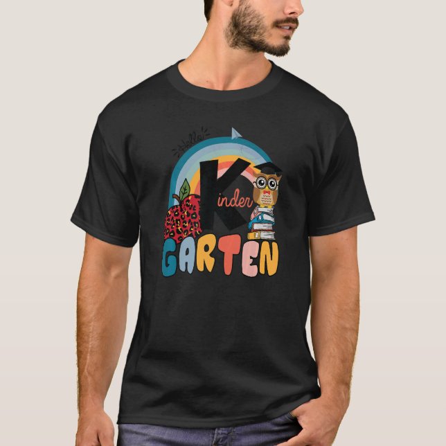 Camiseta Bienvenidos A La Escuela De Kindergarten Preparado (Anverso)