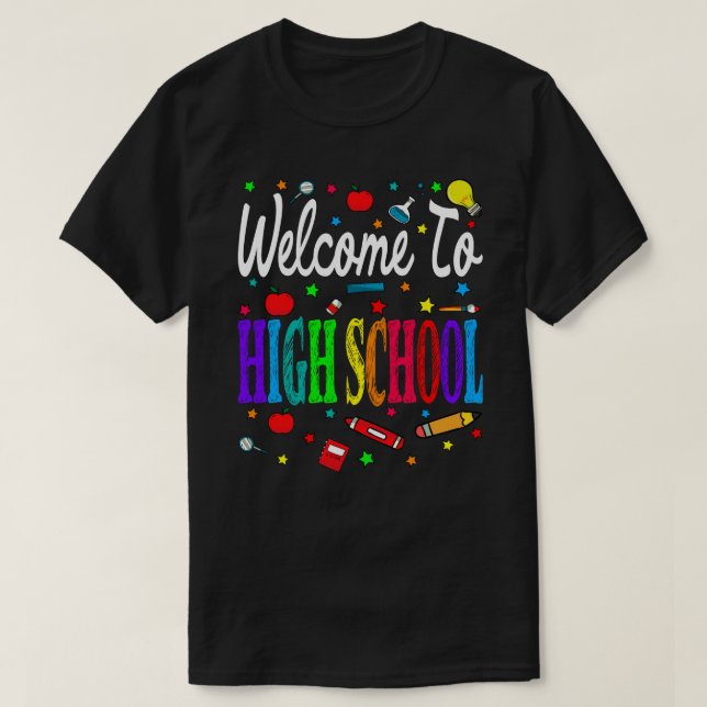 Camiseta Bienvenidos A La Escuela Secundaria De Vuelta A La (Diseño del anverso)
