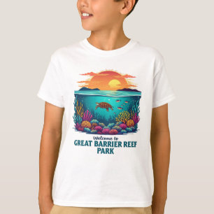 Camiseta Bienvenidos a la Gran Barrera de Arrecifes Naciona