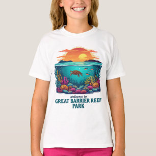 Camiseta Bienvenidos a la Gran Barrera de Arrecifes Naciona