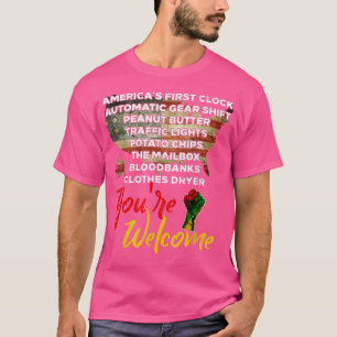 Camiseta Bienvenidos a la historia negra Mes Orgullo africa