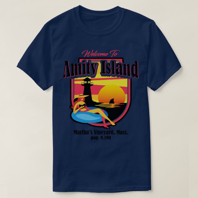 Camiseta Bienvenidos a la isla de la Amistad (Diseño del anverso)