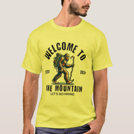 Camiseta Bienvenidos a la montaña - Vamos a hacer senderism