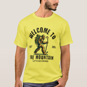 Camiseta Bienvenidos a la montaña - Vamos a hacer senderism