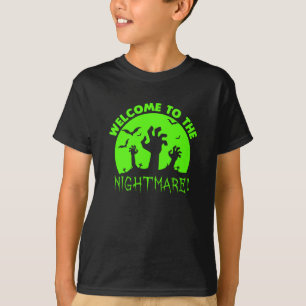 Camiseta Bienvenidos a la Noche Verde de Halloween