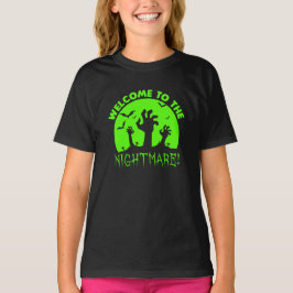 Camiseta Bienvenidos a la Noche Verde de Halloween