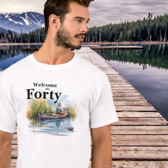 Camiseta Bienvenidos a la Pesca de Cumpleaños de los Cuatro (Subido por el creador)